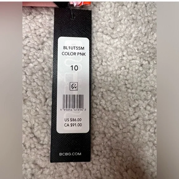 NWT BCBG MAXAZRIA - Isabella Ruffle One-Shoulder Bikini Top - Size 10 - Picture 3 of 9